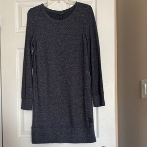 Roots Charcoal Long Sleeve Dress XS fits up to  medium